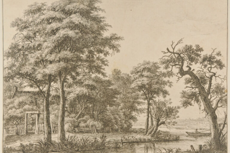 A FARMHOUSE BESIDE THE WATER