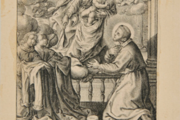 VIRGIN AND CHILD WITH SAINT NORBERT AND ANGELS