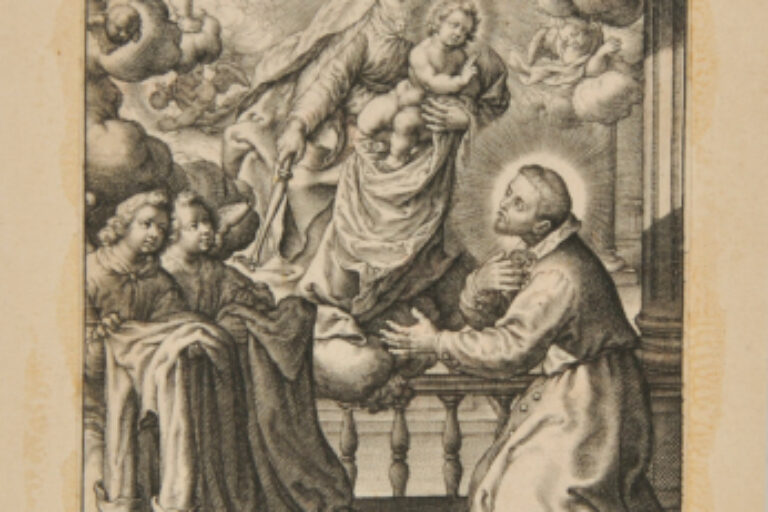 VIRGIN AND CHILD WITH SAINT NORBERT AND ANGELS