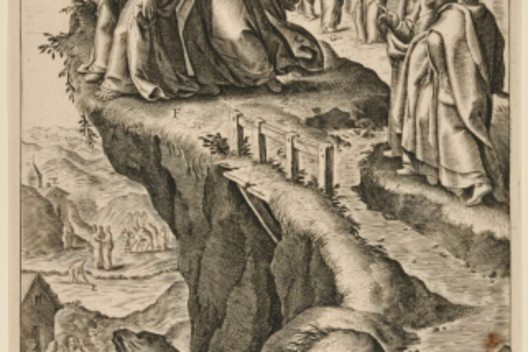 CHRIST LED TO THE TOP OF A HILL OUTSIDE NAZARETH