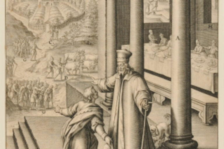 THE PARABLE OF THE ROYAL WEDDING FEAST; A SERVANT BRINGING THE MESSAGE