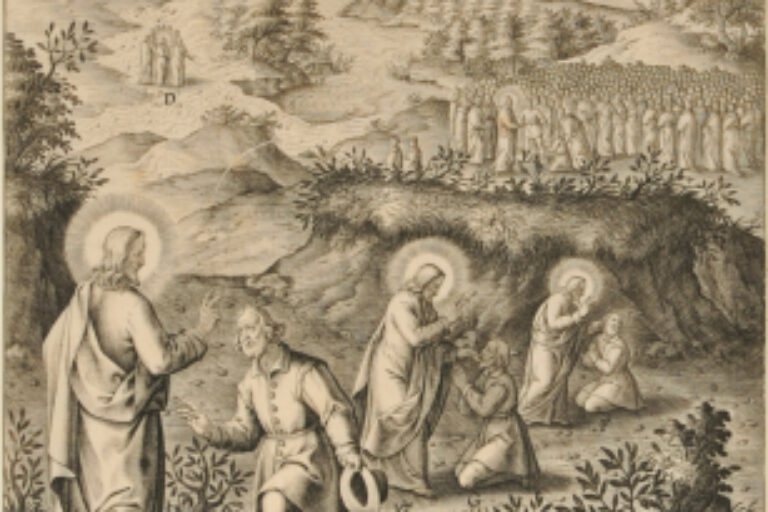 CHRIST HEALING A DEAF-MUTE