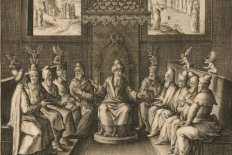 THE SANHEDRIN DECIDING TO KILL CHRIST