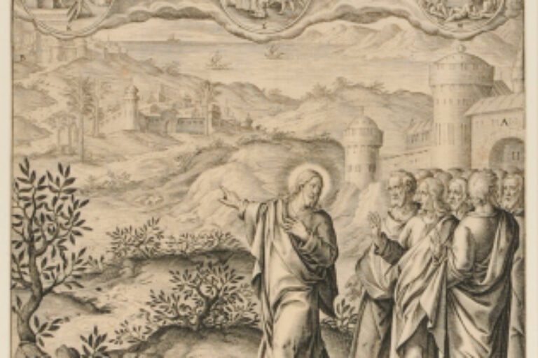 CHRIST ANNOUNCING HIS PASSION