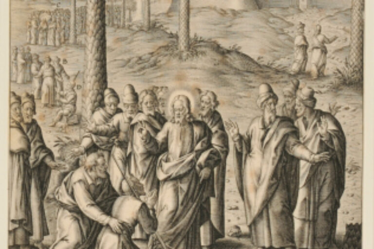 THE HEALING OF A BLIND BEFORE THE ENTRANCE OF JERICHO