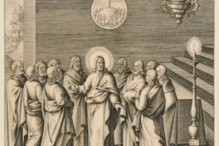 CHRIST ANNOUNCING THE COMING OF THE HOLY SPIRIT