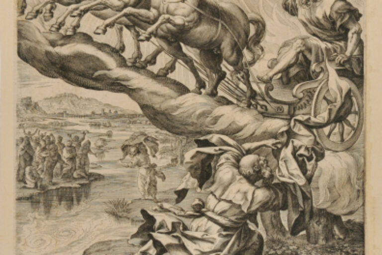 THE ASCENSION OF ELIJAH IN THE CHARIOT OF FIRE