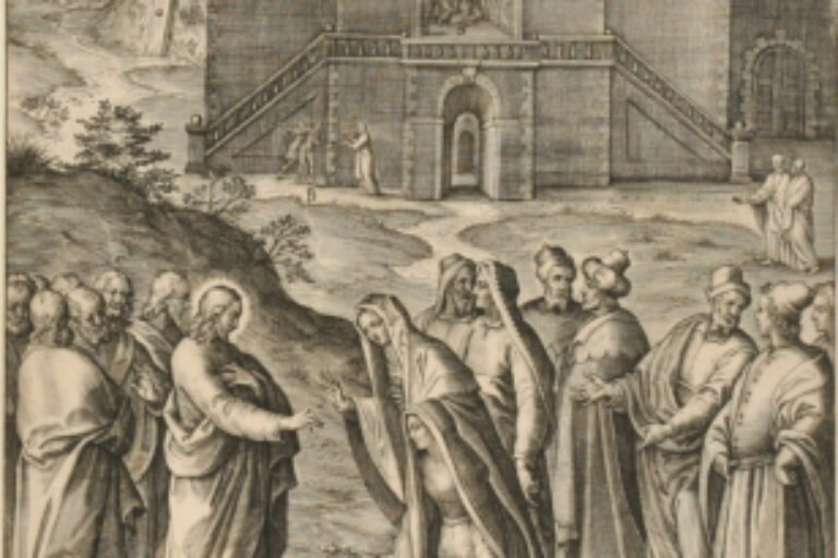 THE ARRIVAL OF CHRIST IN BETHANY