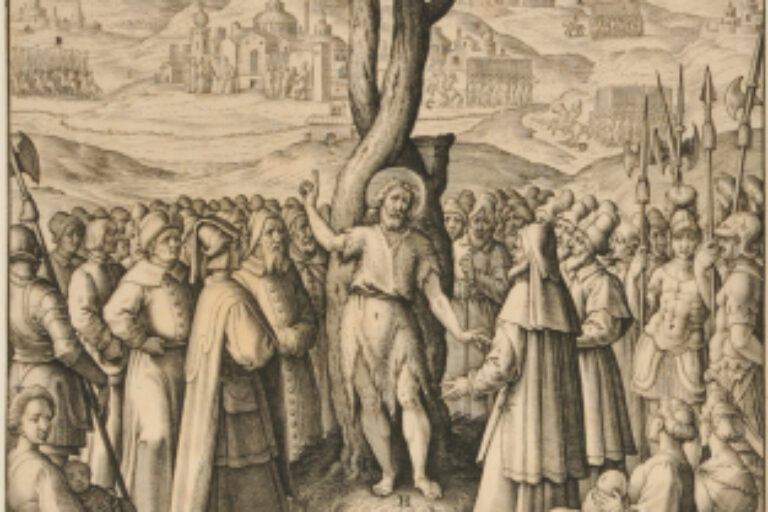 SAINT JOHN PREACHING TO THE MULTITUDE
