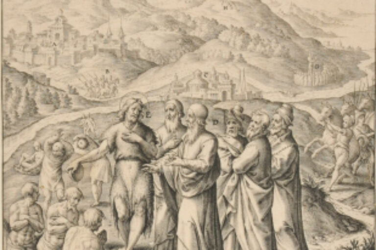 SAINT JOHN BAPTIZING IN THE RIVER JORDAN
