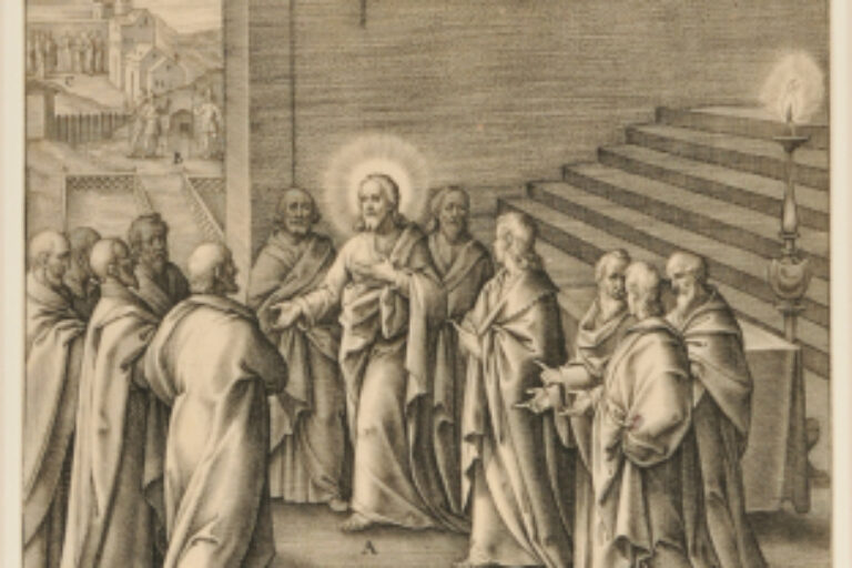 CHRIST ANNOUNCING HIS DEATH AND RESURRECTION