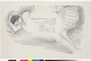 Danseuse endormie au divan