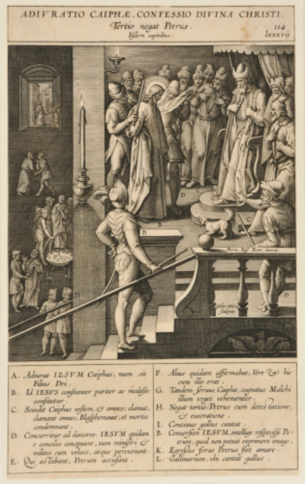 Adivratio caiphae confessio divina Christi