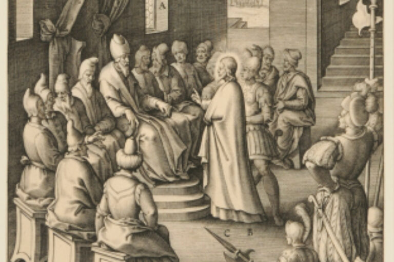 CHRIST BEFORE THE SANHEDRAN AND THE ELDER