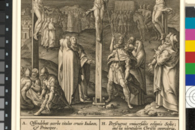 CHRIST ON THE CROSS BETWEEN THE TWO THIEVES