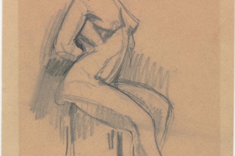 SEATED FEMALE NUDE