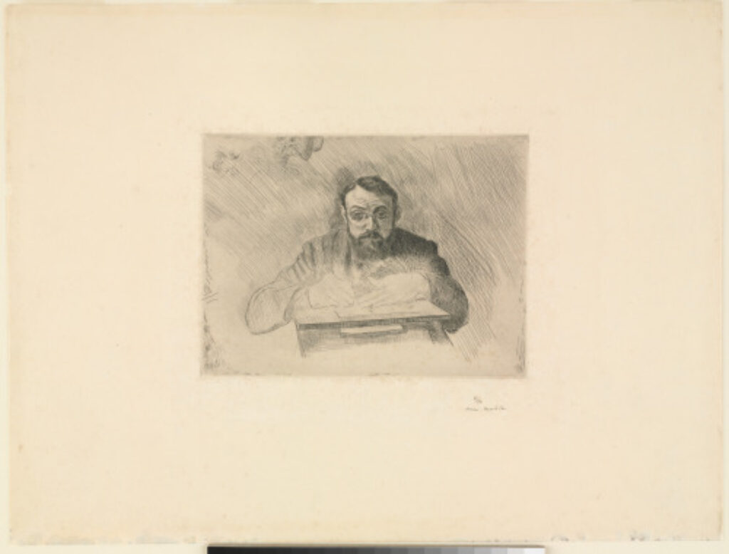 Self-Portrait of the Artist Etching