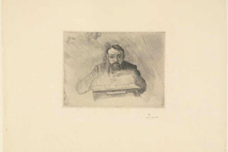 SELF-PORTRAIT OF THE ARTIST ETCHING