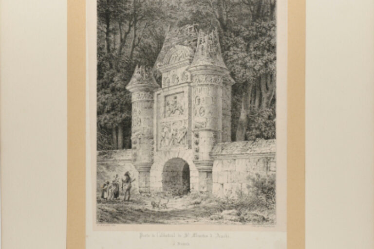 PORTE DE L'ABBATIAL DE ST. MARTIN D'AUCHI À AUMALE