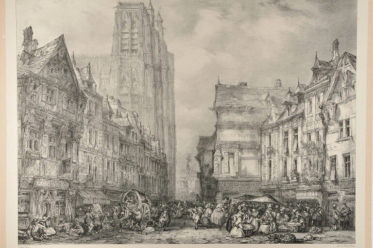 ABBEVILLE, RUE ST. WULFRAN, PICARDIE