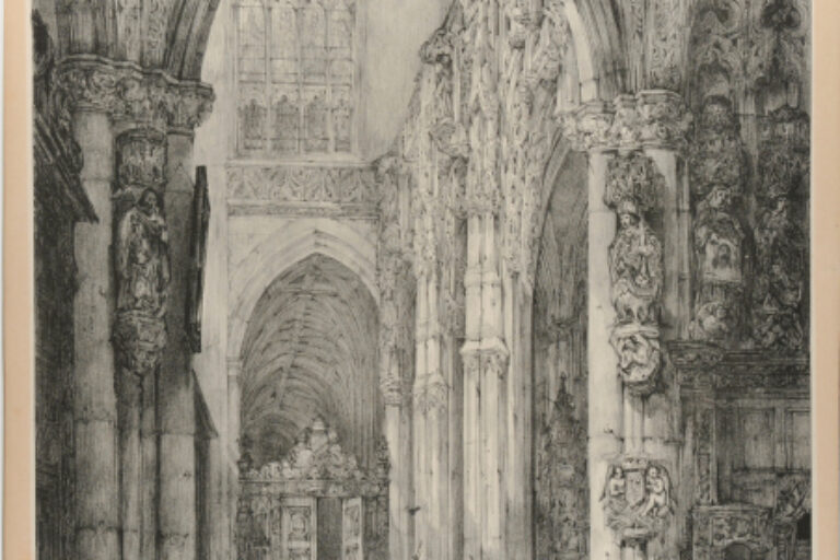 CHAPELLE DES FONDS BAPTISMAUX, ABBAYE DE ST. RIQUIER, PICARDIE