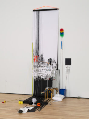 Random Walk Drawing (Eye Chart)