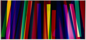 Four Magnet, Three Color Curl (CMY: Irvine, California, January 1st 2010, Fuji Crystal)