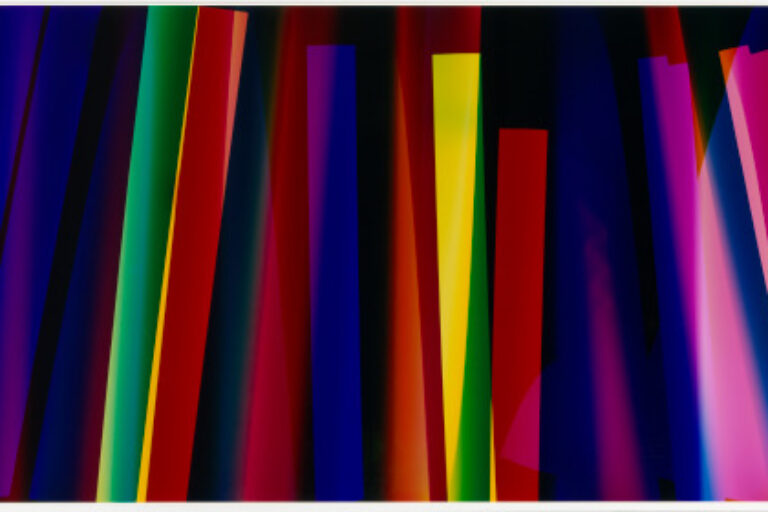 FOUR MAGNET, THREE COLOR CURL (CMY: IRVINE, CALIFORNIA, JANUARY 1ST 2010, FUJI CRYSTAL)