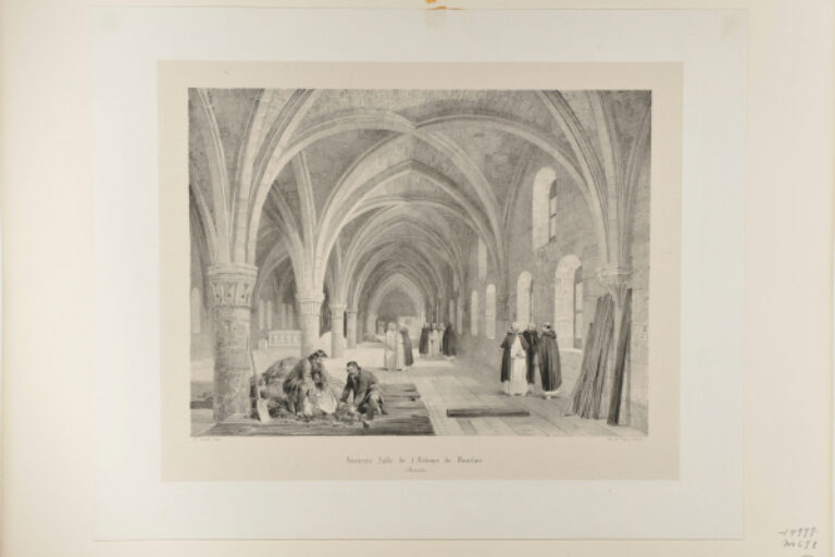 ANCIENNE SALLE DE L'ABBAYE DE VAUCLAIR, PICARDIE