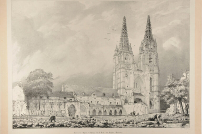 RUINES DE L'EGLISE ET ABBAYE DE ST. JEAN DES VIGNES (SOISSONS), PICARDIE