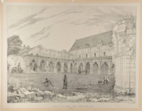 Ruines du grand Cloître de l’Abbaye de St. Jean des Vignes (Soissons), Picardie