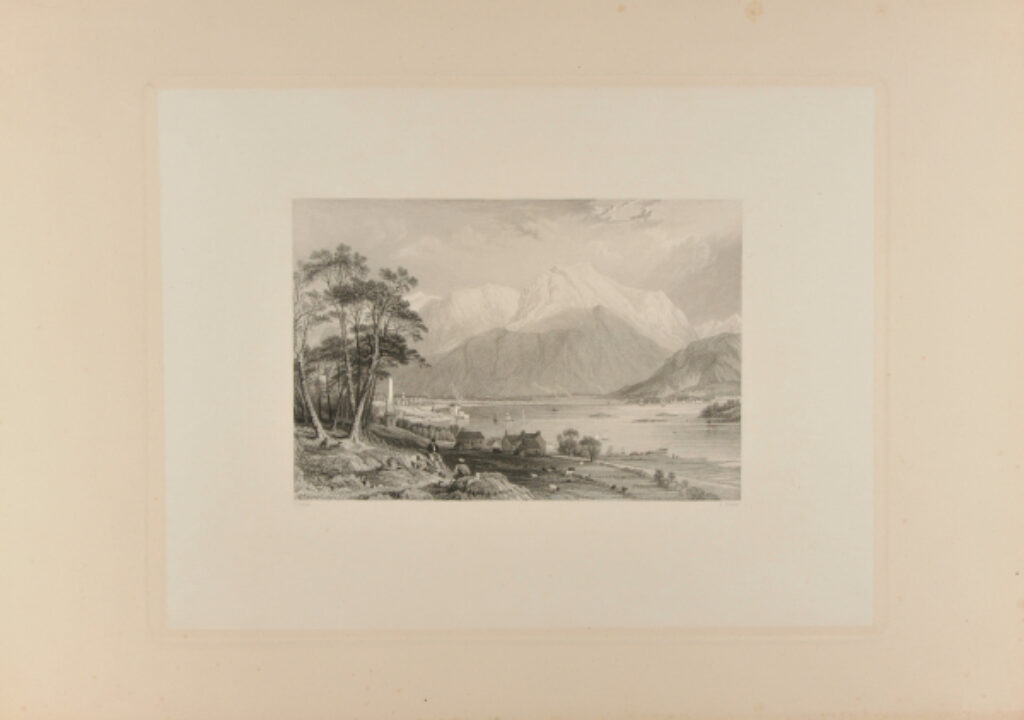 Scotch Landscape with Mountains and Lakes