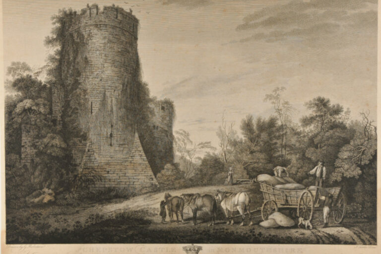 CHEPSTOW CASTLE IN MONMOUTHSHIRE