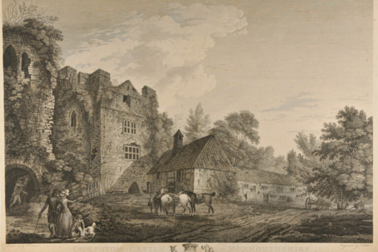 CHEPSTOW CASTLE IN MONMOUTHSHIRE