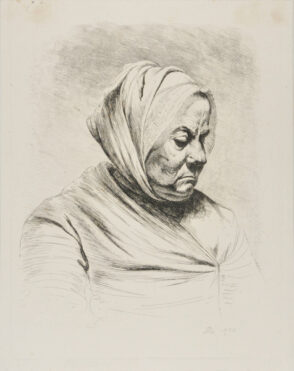 Girl and Boy Driving Cattle to Pasture