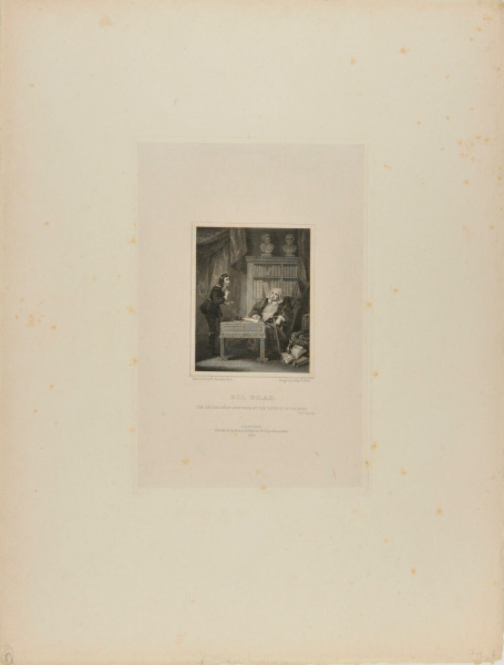 The Archbishop Offended at the Opinion of Gil Blas