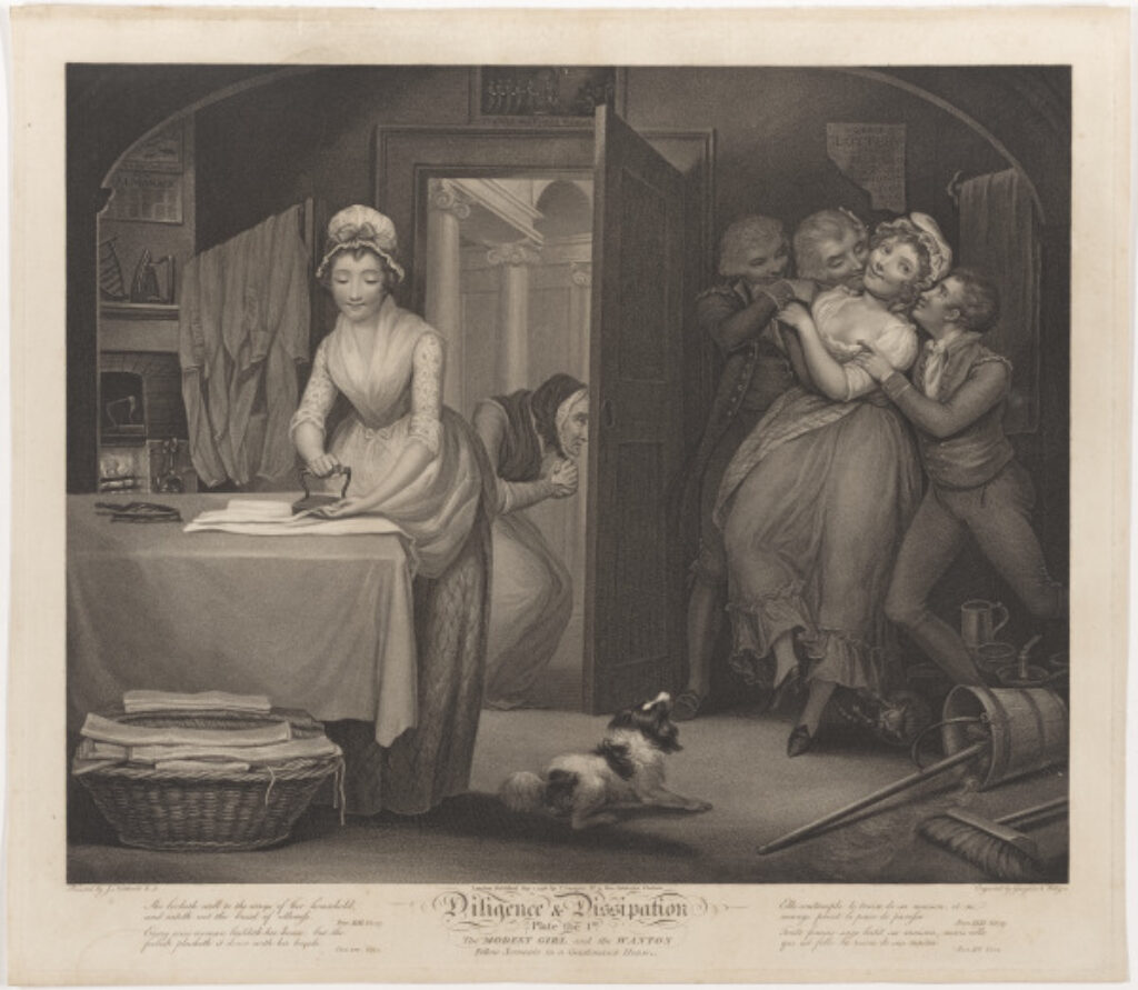The Modest Girl and The Wanton, Fellow Servants in a Gentleman’s House
