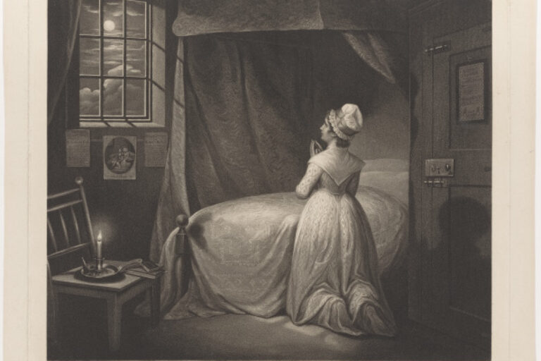 THE MODEST GIRL IN HER BEDCHAMBER
