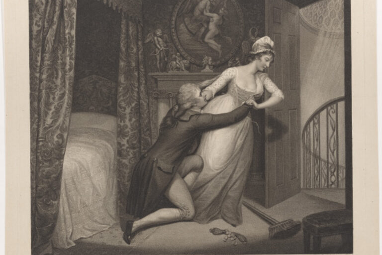 THE MODEST GIRL REJECTS THE ILLICIT ADDRESSES OF HER MASTER