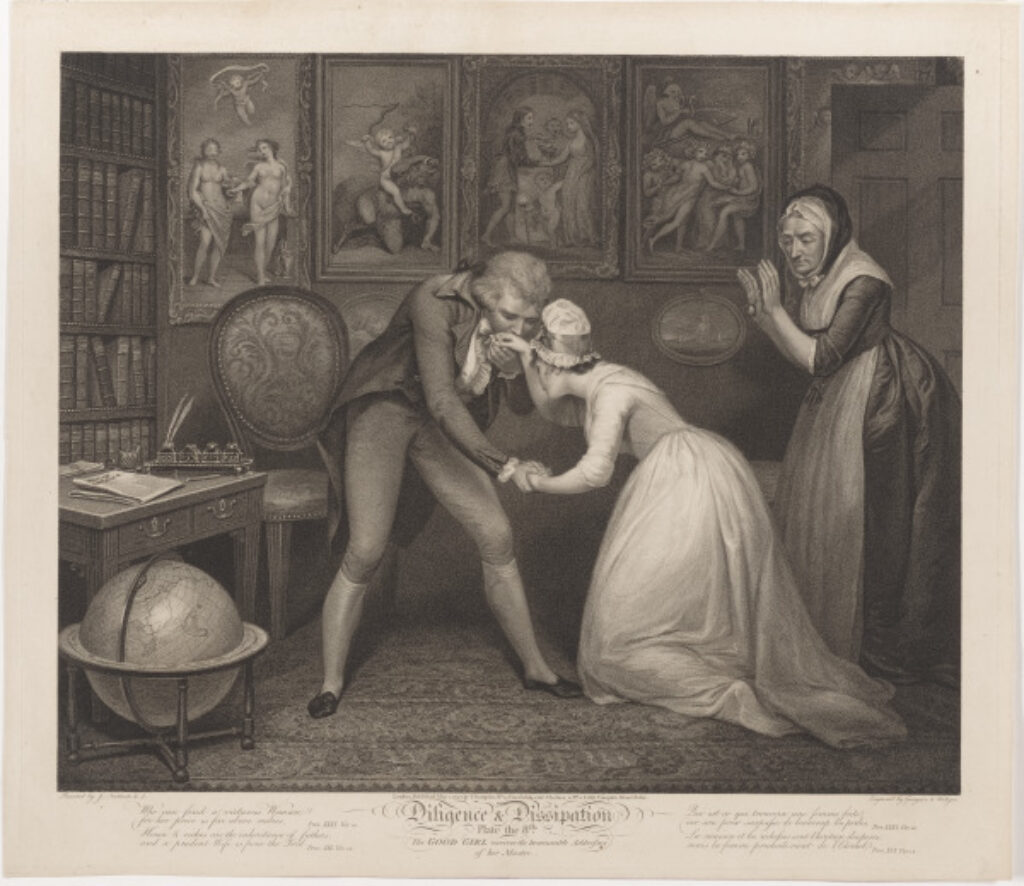 The Good Girl Receives the Honourable Addresses of Her Master