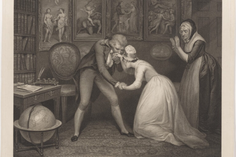 THE GOOD GIRL RECEIVES THE HONOURABLE ADDRESSES OF HER MASTER