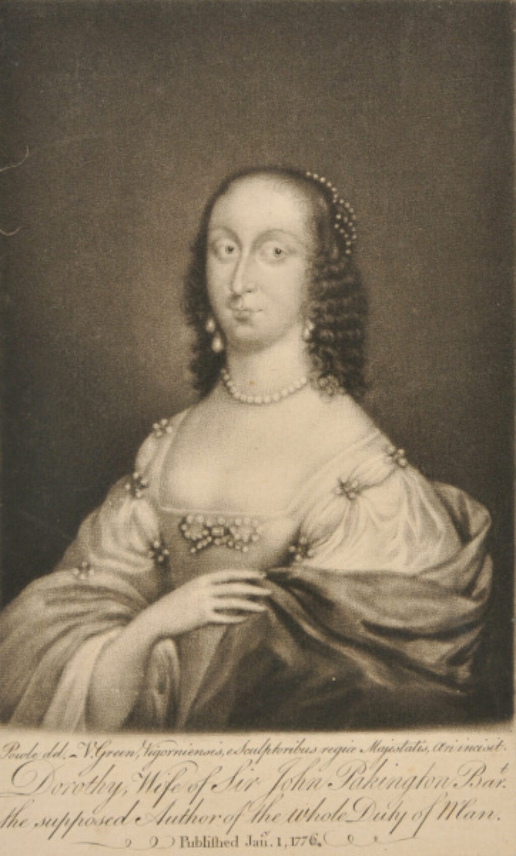 Dorothy, Wife of Sir John Pakington Bart.