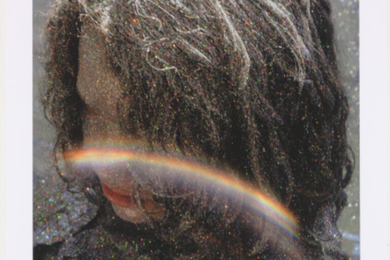 AREAS FOR ACTION, DAY 11: GLITTER; KATE WITH RAINBOW