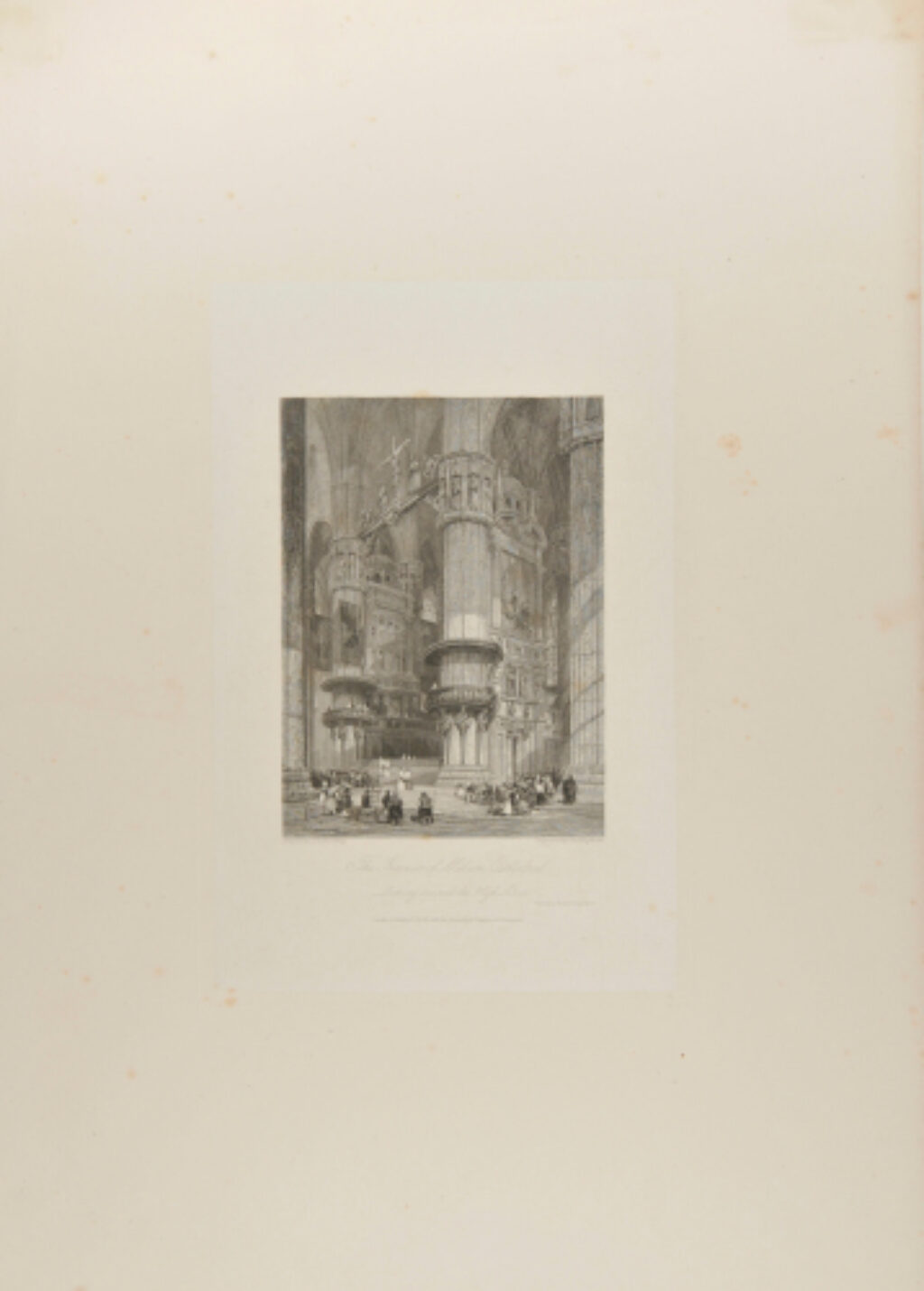 The Interior of Milan Cathedral Looking Toward the High Altar