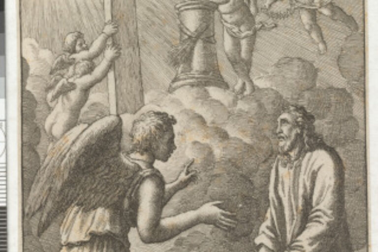 CHRIST FORSEES HIS AGONY