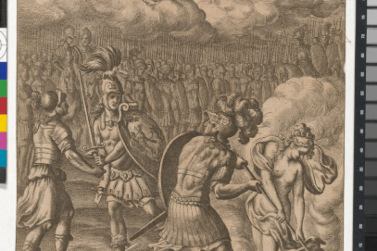 LAST FIGHT OF AENEAS AND TURNUS