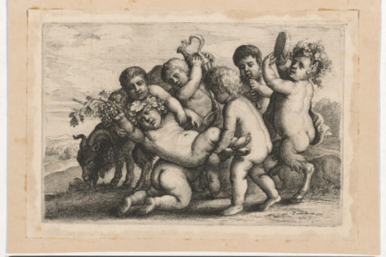 FIVE BOYS, TWO SATYRS, AND A GOAT