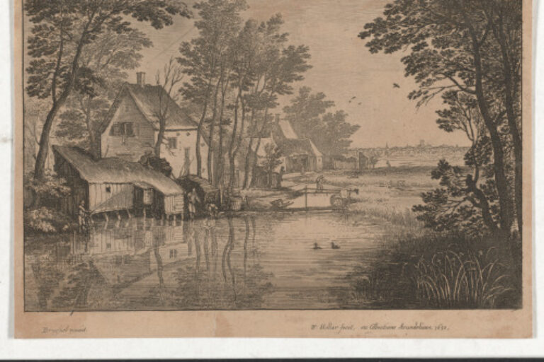 LANDSCAPE WITH AN ANGLER