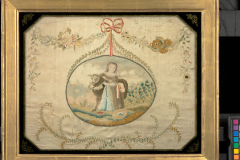 GIRL WITH FAVORITE LAMB