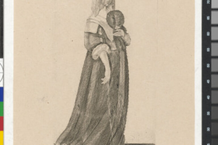 THE VEILED WOMAN WITH A FAN